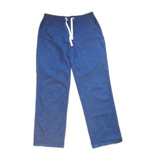 J. Crew Tie-Waist Denim Camp Pant - Size Medium Pine Wash